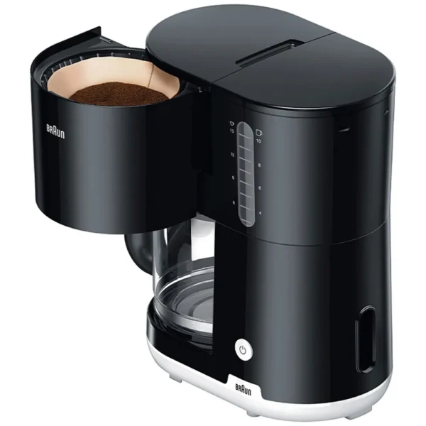 מכונת קפה בראון KF 1100 שחורה, Braun Coffee Maker KF 1100 Black.