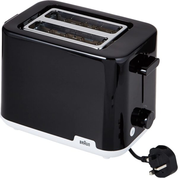 ⁦מצנם קופץ 2 פרוסות מבית BRAUN בראון דגם HT1010⁩ – תמונה ⁦2⁩