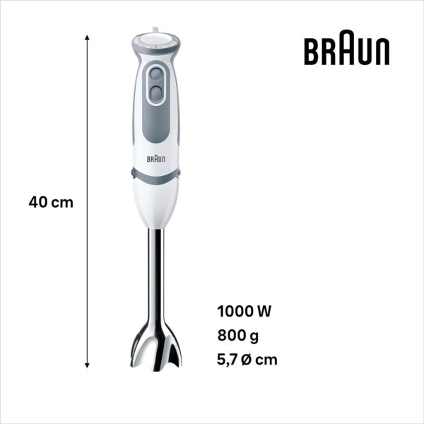 בלנדר מוט עם מגוון אביזרים Braun MultiQuick 5 MQ5235