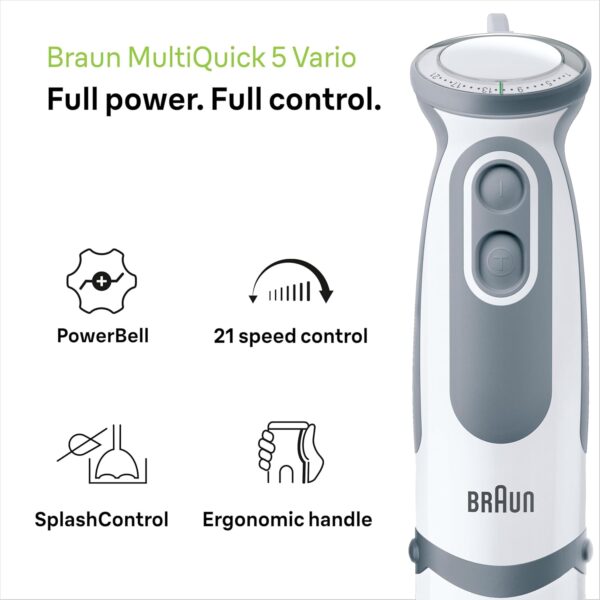 ⁦בלנדר מוט עם מגוון אביזרים Braun MultiQuick 5 MQ5235⁩ – תמונה ⁦5⁩
