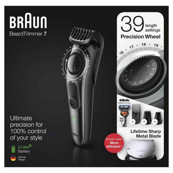 מכונת תספורת braun BT7240  Gillette Fusion5 ProGlide