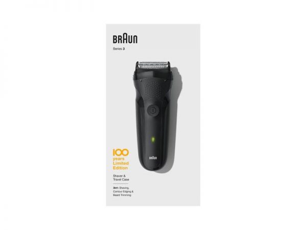 מכונת גילוח בראון סדרה 3 מהדורה מוגבלת - 100 שנה Braun MBS3