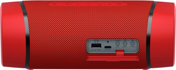 ⁦רמקול אלחוטי סוני SONY SRS-XB33 אדום⁩ – תמונה ⁦5⁩